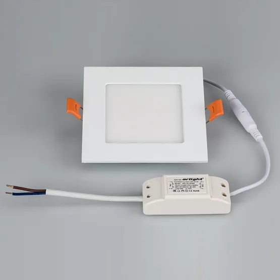 Фото #3 товара Светильник DL-120x120M-9W Warm White (Arlight, IP40 Металл, 3 года)