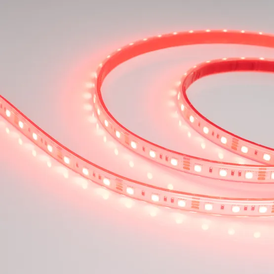 Фото #3 товара Светодиодная лента RTW 2-5000P 12V RGB 2x (5060, 300 LED, LUX) (Arlight, 14.4 Вт/м, IP66)