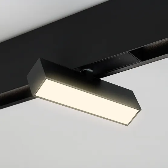Фото #4 товара Светильник MAG-FLAT-FOLD-45-S205-6W Day4000 (BK, 100 deg, 24V) (Arlight, IP20 Металл, 5 лет)