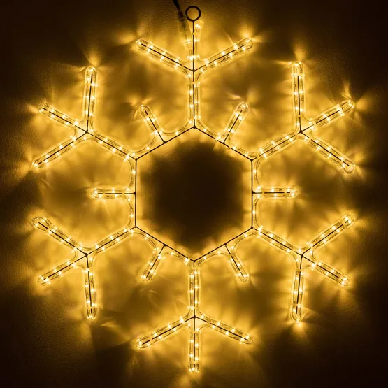 Фото #1 товара Фигура светодиодная ARD-SNOWFLAKE-M5-600x600-360LED Warm (230V, 20W) (Ardecoled, IP65)