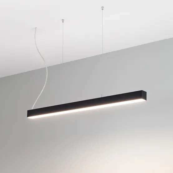 Фото #2 товара Профиль LINE-M-5050-2500 BLACK (Arlight, Алюминий)
