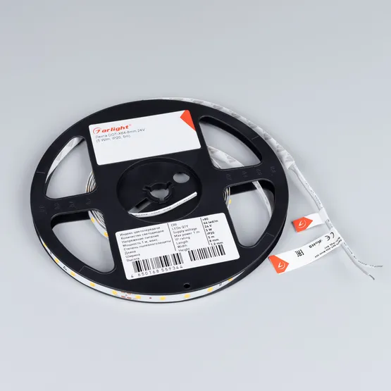 Фото #3 товара Светодиодная лента DOT-X64-8mm 24V Warm3000 (5 W/m, IP20, 5m) (Arlight, Открытый)