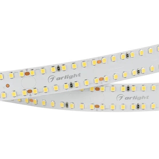 Фото #1 товара Светодиодная лента S2-2500 24V Warm 2700K 20mm (2835, 280 LED/m, LUX) (Arlight, 20 Вт/м, IP20)