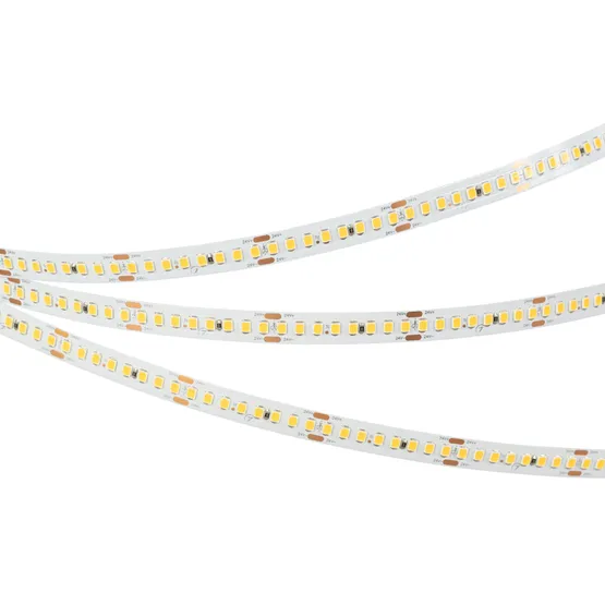 Фото #4 товара Светодиодная лента RT-A192-10mm 24V Warm3000 (17.6 W/m, IP20, 2835, 5m) (Arlight, высок.эфф.150 лм/Вт)