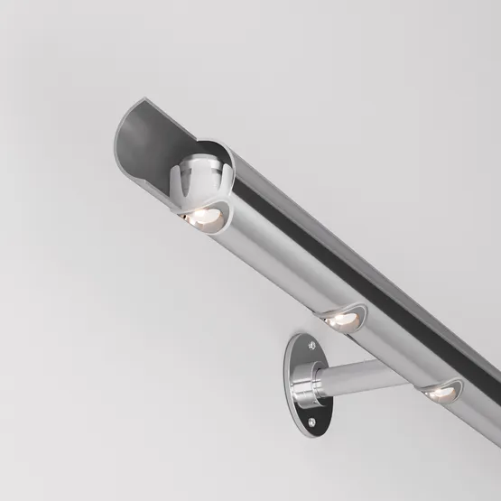 Фото #5 товара Светильник ALT-LODESTAR-HANDRAIL-R27-1.5W Warm3000 (SL, 30x60 deg, 12-24V) (Arlight, IP67 Металл, 3 года)