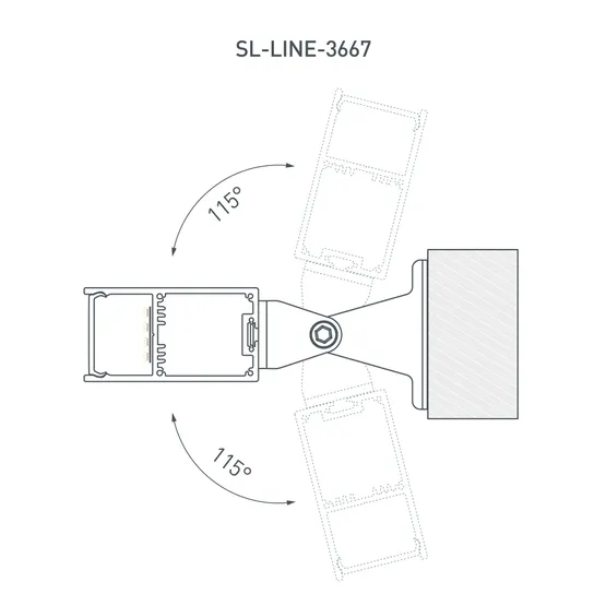 Фото #5 товара Профиль SL-LINE-3667-3000 ANOD (Arlight, Алюминий)