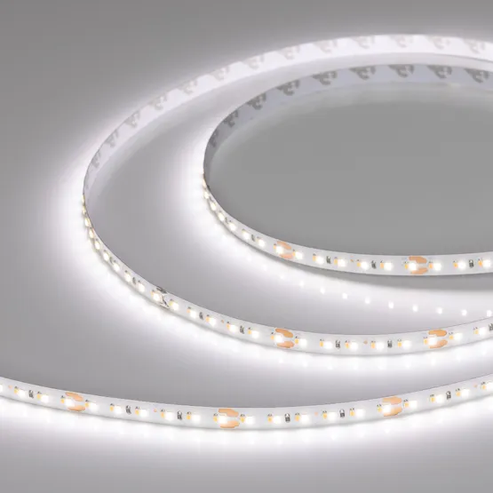 Фото #2 товара Светодиодная лента MICROLED-M240-8mm 24V White-CDW (9.6 W/m, IP20, 2216, 5m) (Arlight, Открытый)