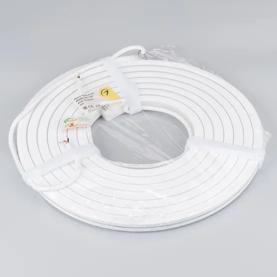 Фото #3 товара Светодиодная лента герметичная MOONLIGHT-TOP-A140-13x12mm 24V Warm3000 (9.6 W/m, IP67, 2835, 5m) (Arlight, Вывод боковой, 3 года)