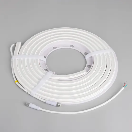 Фото #2 товара Светодиодная лента герметичная SPI WAVE-SIDE-DOUBLE-BM168-16x15mm 24V RGBW-Day (15 W/m, IP67, 5m, wire x1) (Arlight, Вывод боковой, 5 лет)