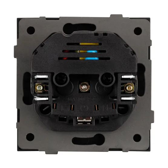 Фото #3 товара Механизм розетки с USB зарядкой SCT-TENDO-MUAA-SFPL-BK (230V, 16A) (Arlight, Матовый черный)