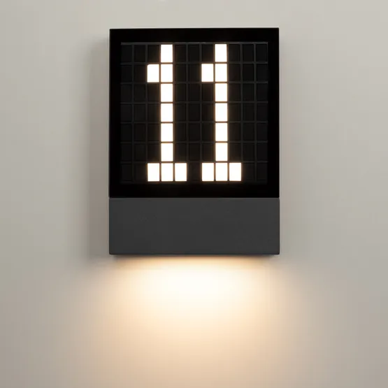 Фото #3 товара Светильник LGD-SIGN-WALL-S150x200-3W Warm3000 (GR, 148 deg, 230V) (Arlight, IP54 Металл, 3 года)