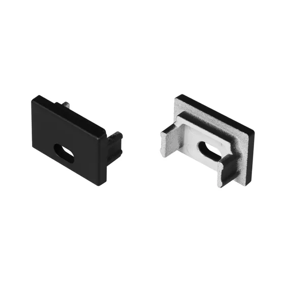 Фото товара Заглушка SL-SLIM15-H10 BLACK с отверстием (Arlight, Пластик)