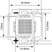 Фото #3 товара Мощный светодиод ARPL-8W-BCA-2020-DW (VF12V, 700mA) (Arlight, -)