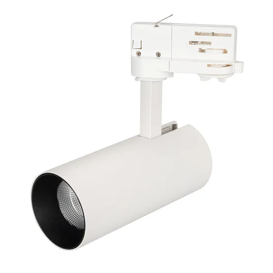 Фото #1 товара Светильник SP-POLO-TRACK-LEG-R65-8W White5000 (WH-BK, 40 deg) (Arlight, IP20 Металл, 3 года)