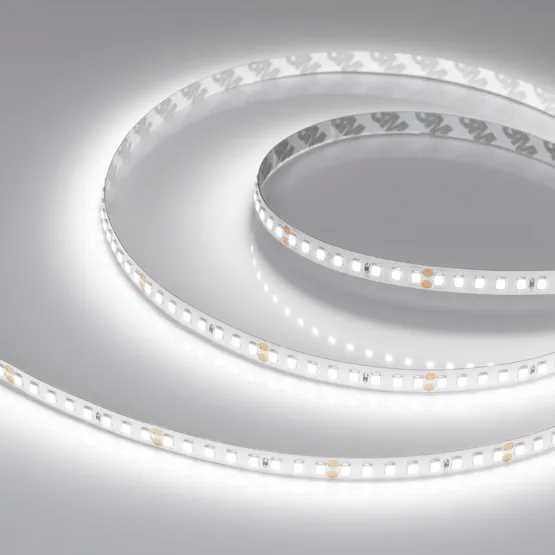 Фото #4 товара Светодиодная лента UL-A160-8mm 24V White6000 (12 W/m, IP20, 2835, 5m) (Arlight, 7 лет)