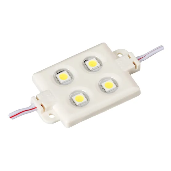 Фото #1 товара Модуль герметичный ARL-LM5050-4L-12V Blue (Arlight, Пластик)