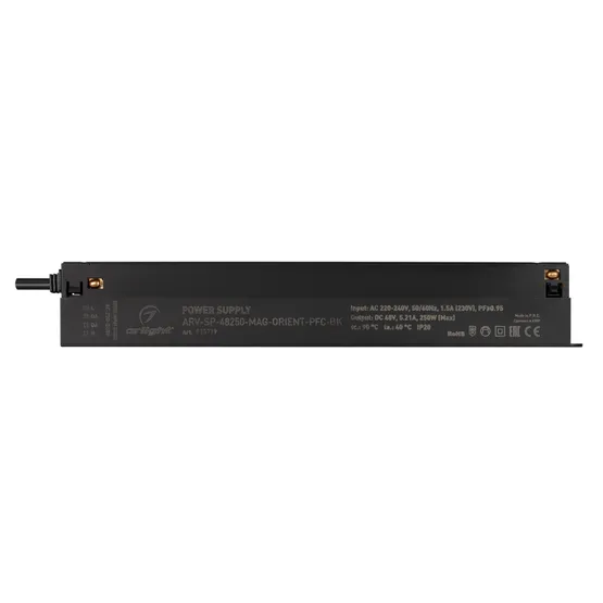 Фото #3 товара Блок питания ARV-SP-48250-MAG-ORIENT-PFC-BK (48V, 5.21A, 250W) (Arlight, IP20 Пластик, 5 лет)