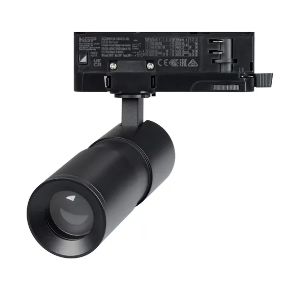 Фото #4 товара Светильник LGD-ARTEMIS-TRACK-4TR-R55-12W Warm3000 (BK, 8-80 deg, 230V, DALI) (Arlight, IP20 Металл, 5 лет)