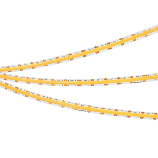 Фото #3 товара Светодиодная лента COB-X360-8mm 5V Warm3000 (5 W/m, IP20, 5m) (Arlight, -)