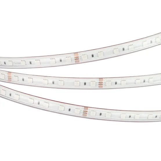 Фото #1 товара Светодиодная лента RTW 2-5000PS-50m 24V RGB 2x (5060, 60 LED/m, LUX) (Arlight, 14.4 Вт/м, IP67)