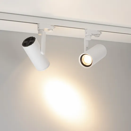 Фото #5 товара Светильник LGD-URANUS-4TR-R75-18W/25W Warm3500-MIX (WH, 20-50 deg, side holder, 230V) (Arlight, IP20 Металл, 5 лет)