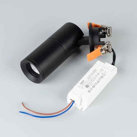 Фото #3 товара Светильник LGD-ARTEMIS-BUILT-FLAP-R55-12W Warm3000 (BK, 8-80 deg, 230V) (Arlight, IP20 Металл, 5 лет)