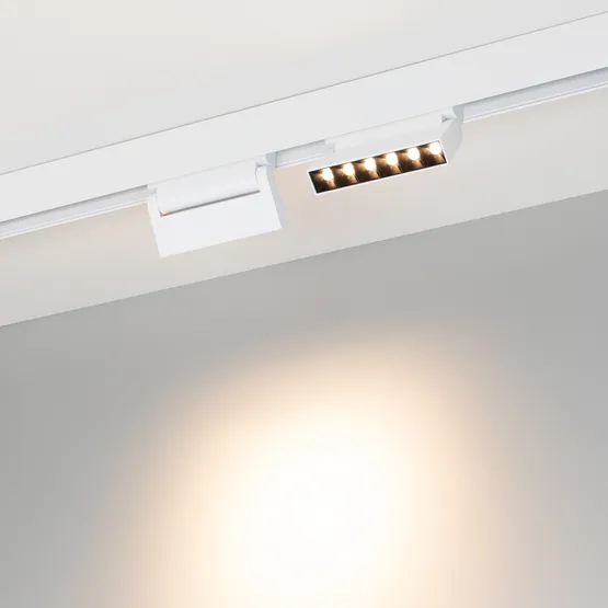 Фото #2 товара Светильник MAG-ORIENT-LASER-FOLD-S195-6W Warm3000 (WH, 30 deg, 48V, DALI) (Arlight, IP20 Металл, 5 лет)