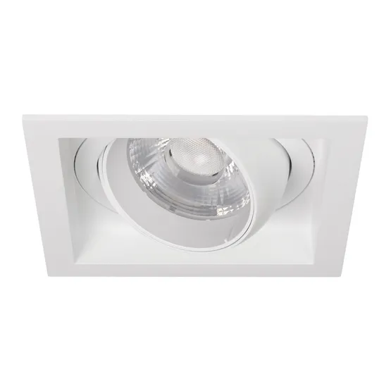 Фото #1 товара Светильник MS-VORTEX-BUILT-S140x140-30W Warm3000 (WH-WH, 50 deg, 230V) (Arlight, IP20 Металл, 5 лет)