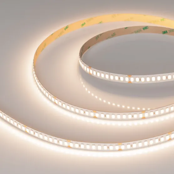 Фото #3 товара Светодиодная лента ULTRA-C180-10mm 24V Warm3500 (19.2 W/m, IP20, 5630, 5m) (Arlight, высок.эфф.200 лм/Вт)
