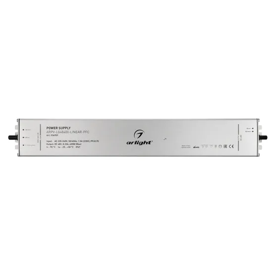 Фото #2 товара Блок питания ARPV-LG48400-LINEAR-PFC (48V, 8.33A, 400W) (Arlight, IP67 Металл, 5 лет)