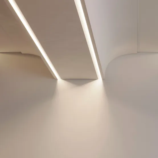 Фото #7 товара Профиль FANTOM-W45-BEVEL-2000 WHITE (Arlight, Алюминий)