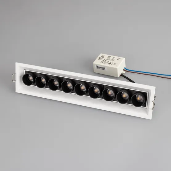 Фото #4 товара Светильник MS-ORIENT-BUILT-TURN-TC-S67x300-20W Warm3000 (BK-BK, 30 deg, 230V) (Arlight, IP20 Металл, 5 лет)