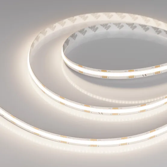 Фото #5 товара Светодиодная лента COB-X576-10mm 24V White-MIX (9.6 W/m, IP20, 5m) (Arlight, Изменяемая ЦТ)