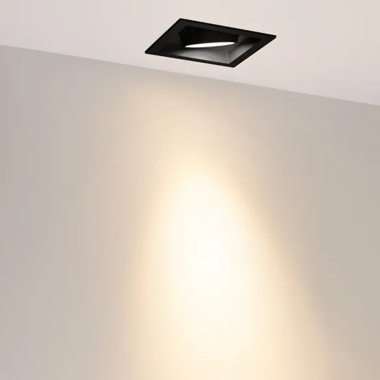 Фото #3 товара Светильник MS-VORTEX-BUILT-S140x140-30W Warm3000 (BK-BK, 30 deg, 230V) (Arlight, IP20 Металл, 5 лет)