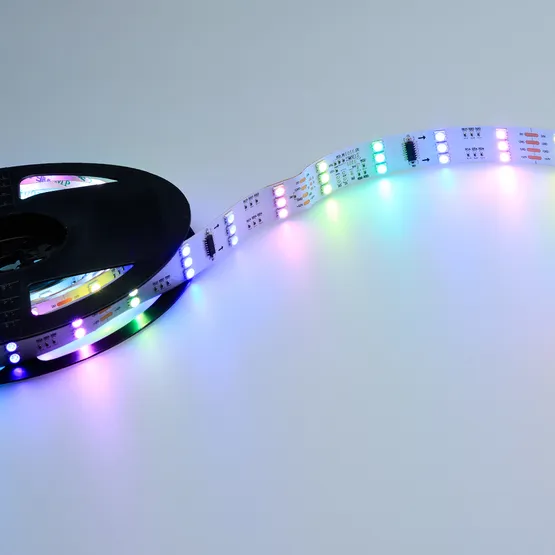 Фото #3 товара Светодиодная лента SPI-5000 12V RGB (5060, 480 LED x3,1812) (Arlight, Открытый, IP20)