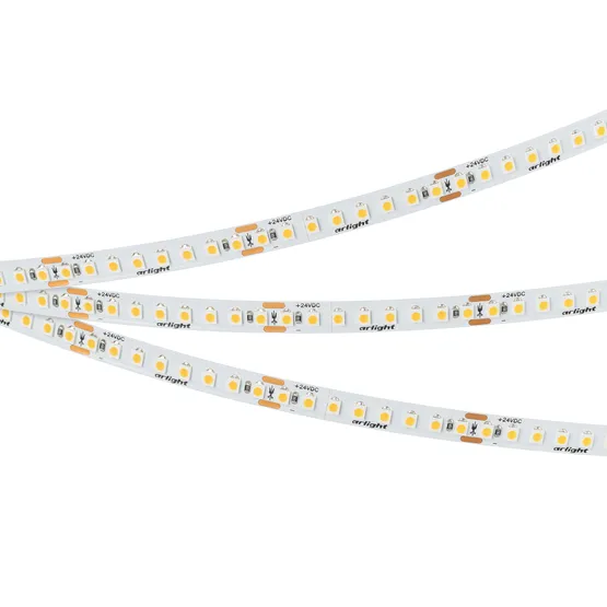 Фото #2 товара Светодиодная лента UL-A176-8mm 24V Warm3500 (15 W/m, IP20, 5m) (Arlight, 7 лет)