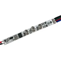 Фото товара INTELLIGENT ARLIGHT Диммер SMART-PWM-103-12-RGB-IN (5-24V, 3x1.5A, 3-button, SENS) (IARL, Контроллер)