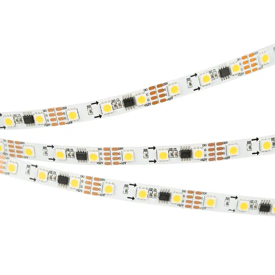 Фото #1 товара Светодиодная лента SPI-5000-AM 12V Day4000 (5060, 60 LED/m, x3) (Arlight, Открытый, IP20)