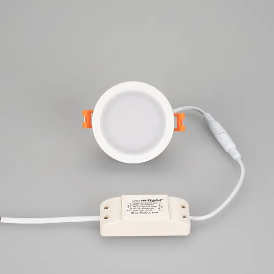 Фото #4 товара Светодиодная панель LTD-85SOL-5W Day White (Arlight, IP44 Пластик, 3 года)