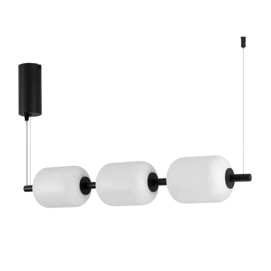 Фото #2 товара Светильник SP-CARAMELA-HANG-L720-12W Warm2700 (BK, 360 deg, 230V) (Arlight, IP20 Натуральный шелк, 3 года)