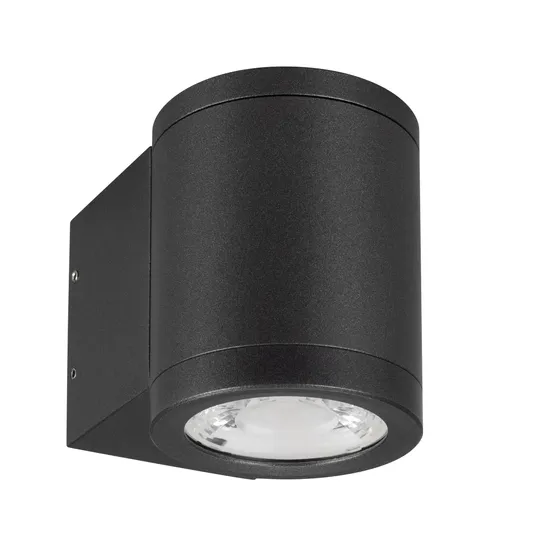 Фото #1 товара Светильник LGD-RAY-WALL-R65-9W Warm3000 (GR, 23 deg, 230V) (Arlight, IP65 Металл, 3 года)