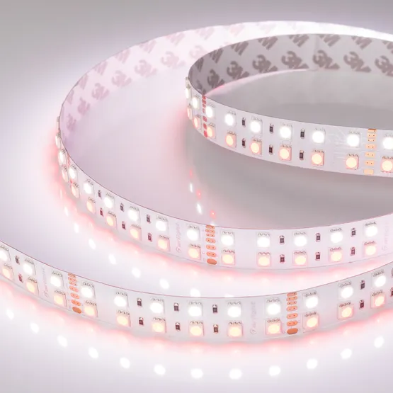 Фото #3 товара Светодиодная лента RT 2-5000 24V RGB-White 2x2 (5060, 720 LED, LUX) (Arlight, 32 Вт/м, IP20)