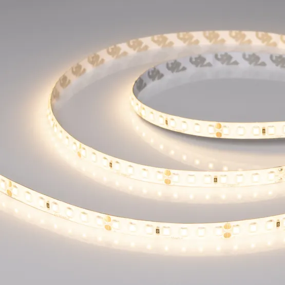 Фото #1 товара Светодиодная лента герметичная RTW-SE-A140-8mm 24V Warm3000 (5 W/m, IP65, 5m) (Arlight, -)