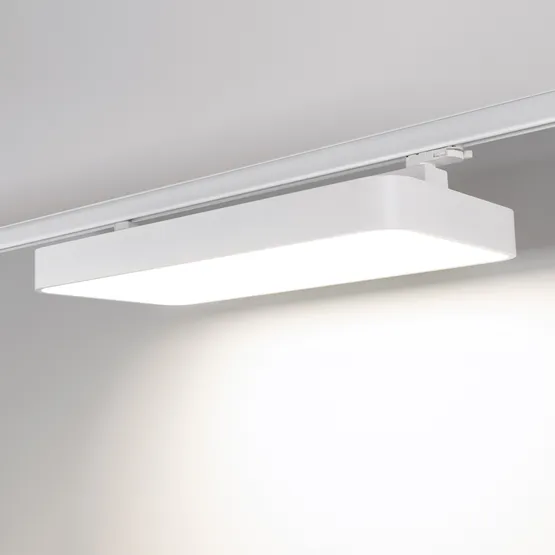 Фото #5 товара Светильник LGD-AFINA-4TR-S600x300-50W White6000 (WH, 110 deg, 230V) (Arlight, IP20 Металл, 5 лет)