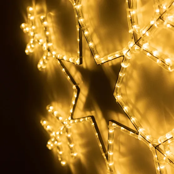 Фото #3 товара Фигура светодиодная ARD-SNOWFLAKE-M4-750x750-324LED Warm (230V, 18W) (Ardecoled, IP65)