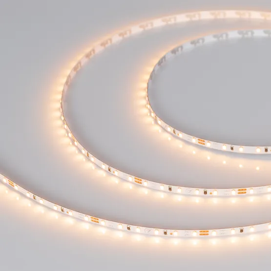 Фото #3 товара Светодиодная лента MICROLED-5000 24V Warm2700 4mm (2216, 120 LED/m, LUX) (Arlight, 9.6 Вт/м, IP20)