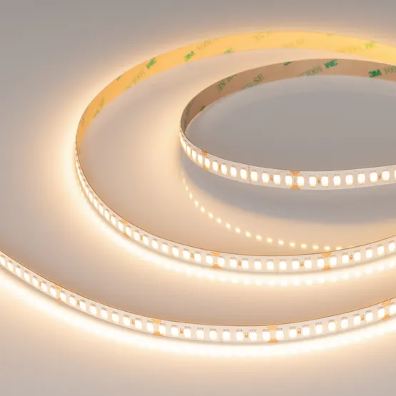 Фото #4 товара Светодиодная лента ULTRA-C180-10mm 24V Warm3000 (19.2 W/m, IP20, 5630, 5m) (Arlight, высок.эфф.200 лм/Вт)