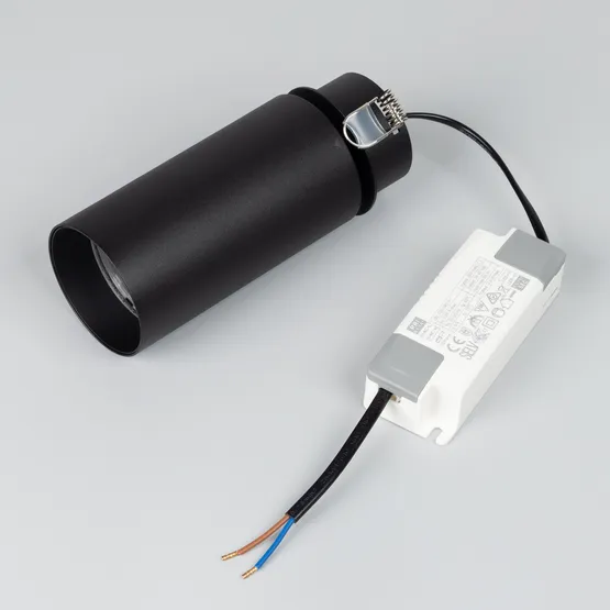 Фото #3 товара Светильник SP-GABI-BUILT-FLAP-R60-12W Warm3000 (BK, 60 deg, 230V) (Arlight, IP40 Металл, 5 лет)