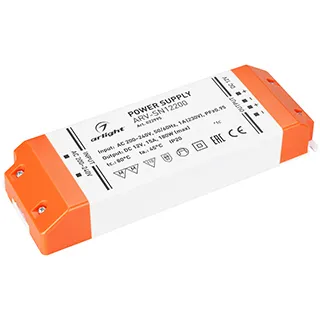 Фото #1 товара Блок питания ARV-SN12200 (12V, 15A, 180W, PFC) (Arlight, IP20 Пластик, 3 года)
