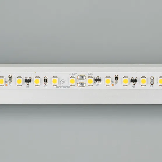 Фото #2 товара Светодиодная лента RT-10000 24V Warm2700 2x (3528, 120 LED/m, 10m) (Arlight, 9.6 Вт/м, IP20)